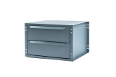 2-DRAWER CABINET, 12HX18.5WX16D angle view