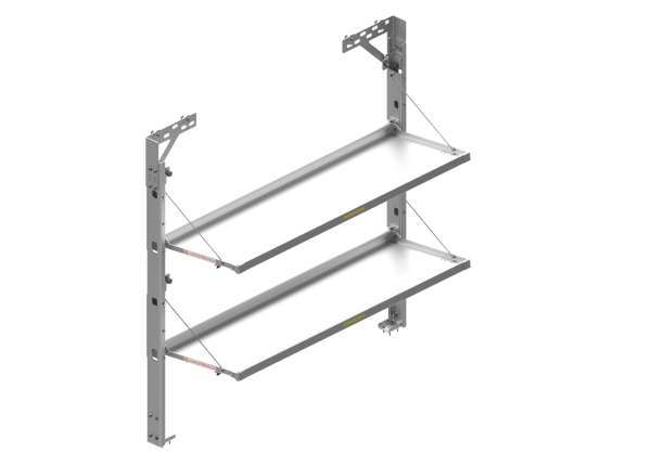 Fold Flat HD Folding Shelves - 5 ft x 20 in