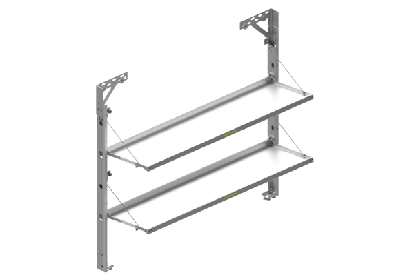 Fold Flat HD Folding Shelves - 6 ft x 20 in